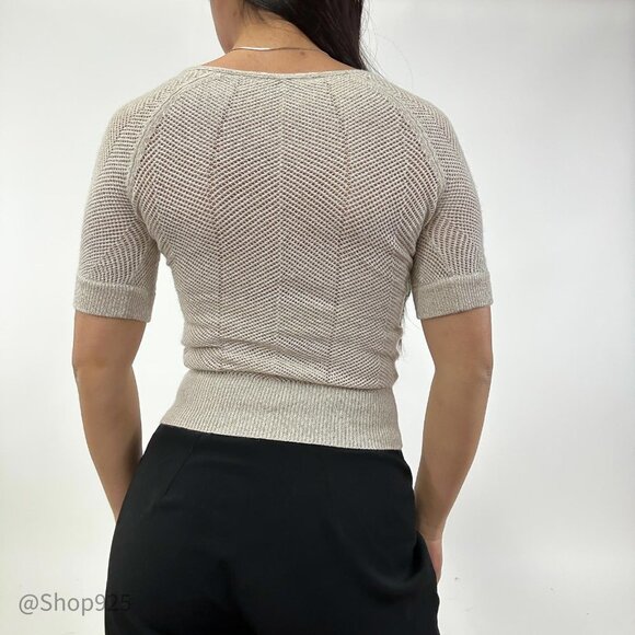 Armani Exchange Slip Sweater Top - Picture 5 of 7